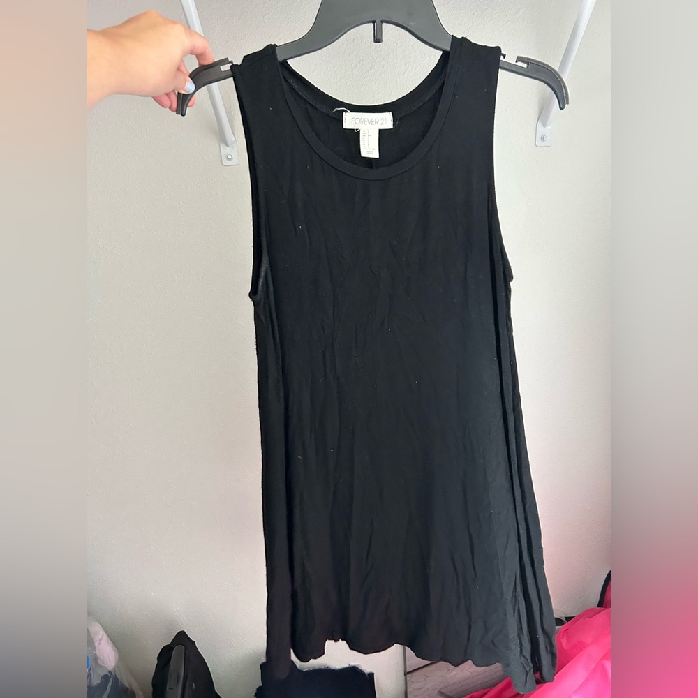 Black tank dress